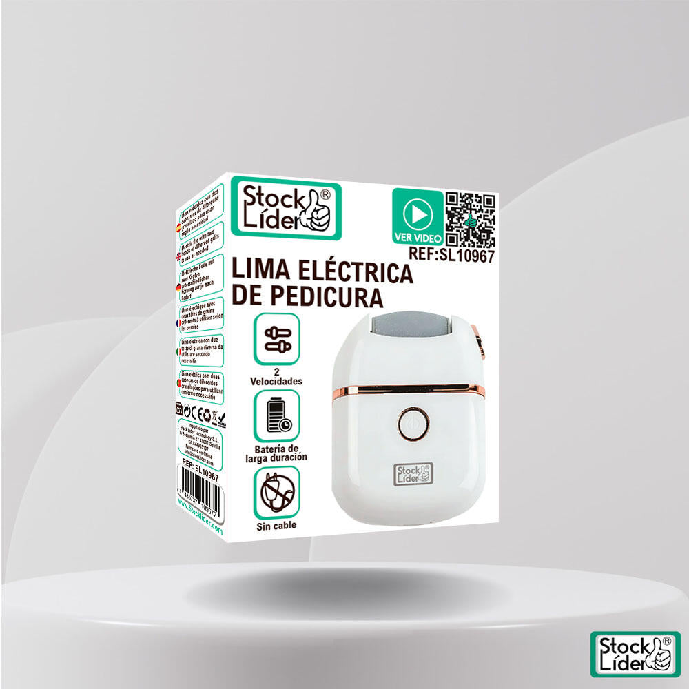 Lima Eléctrica de Pedicura Recargable USB-C