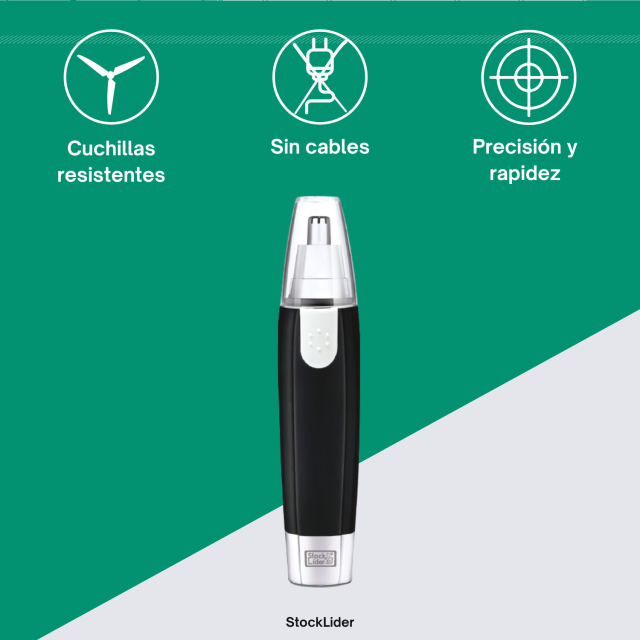 Cortapelo Eléctrico para Nariz y Orejas